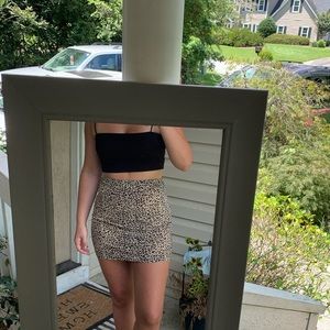 Cheetah miniskirt